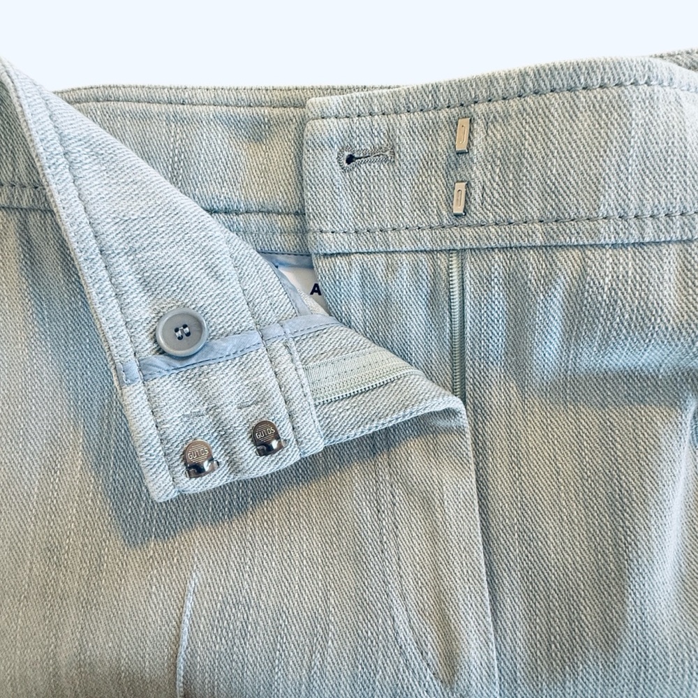 Akris Punto Chieko High-Rise Wide Leg Denim Jeans Women’s Size 8 - Picture 5 of 16